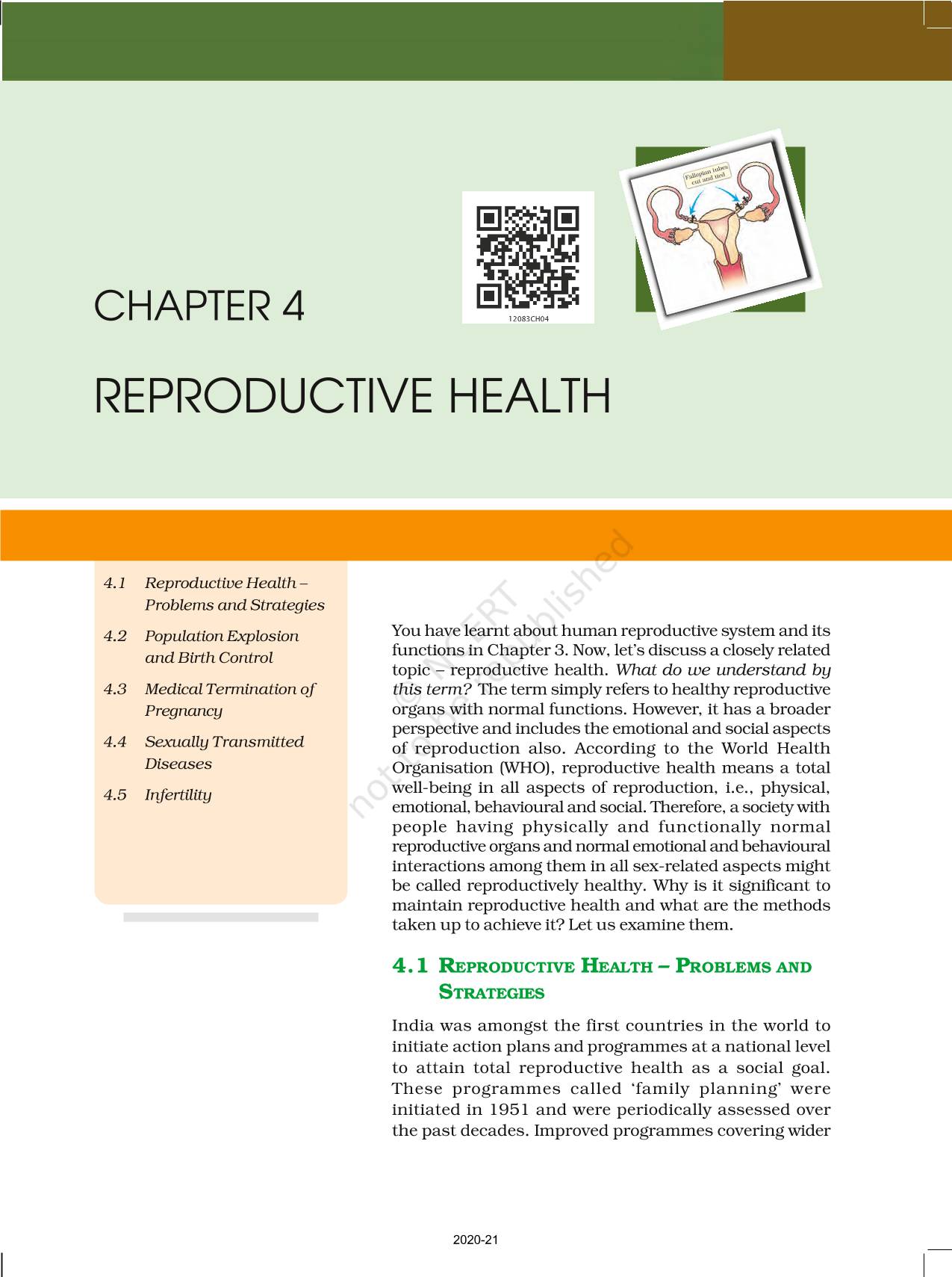 case study on reproductive health class 12